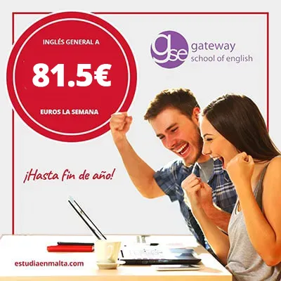 cursos de inglés baratos económicos en Malta